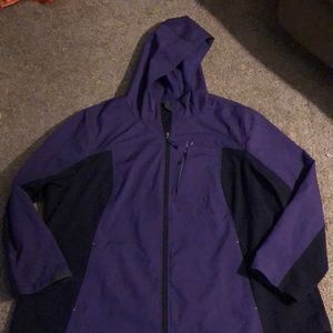 Purple light weight jacket
